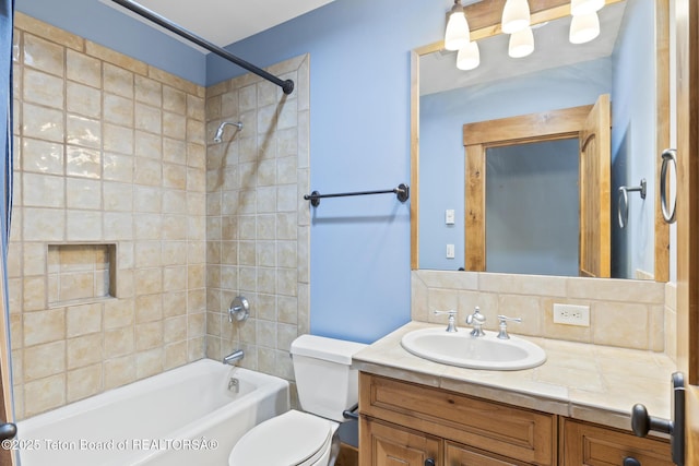 5725 W Caddis Fly Dr, Wilson, WY 83014 - full bathroom featuring vanity and shower / washtub combination