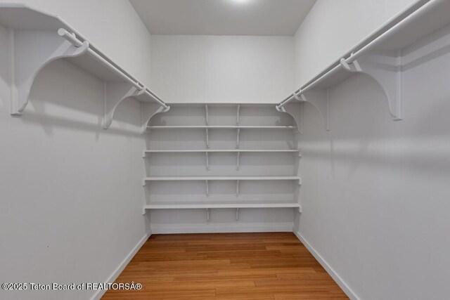 668 S Millward St, Jackson, WY 83001 - walk in closet featuring wood finished floors