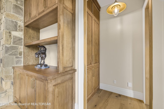 2399 Chapel Rd, Swan Valley, ID 83449 - detailed view of wood finished floors and baseboards