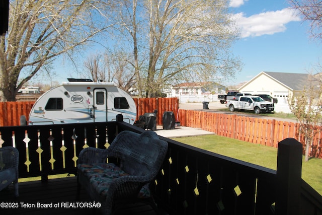 588 S Oak St, Labarge, WY 83123 - view of yard