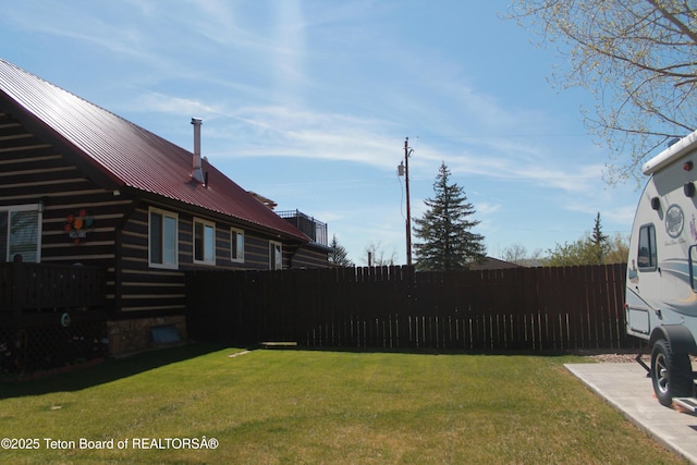 588 S Oak St, Labarge, WY 83123 - view of yard