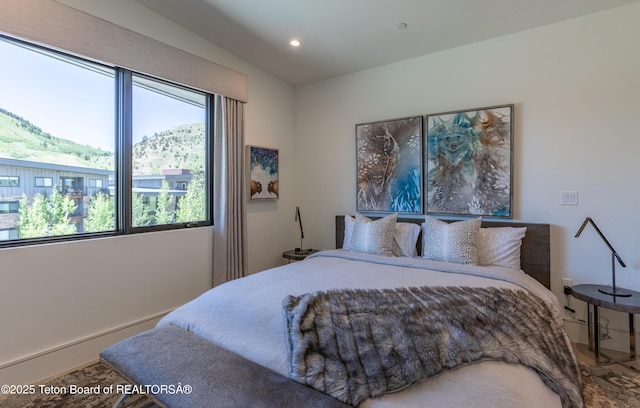 308 Hidden Hollow Dr, Jackson, WY 83001 - bedroom with recessed lighting and baseboards