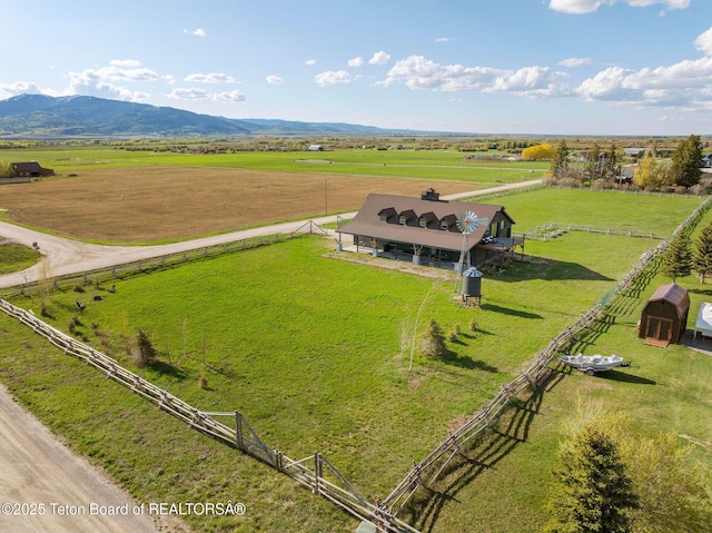 6827 S 1750 W, Victor, ID 83455 - aerial view of sparsely populated area with a pastoral area