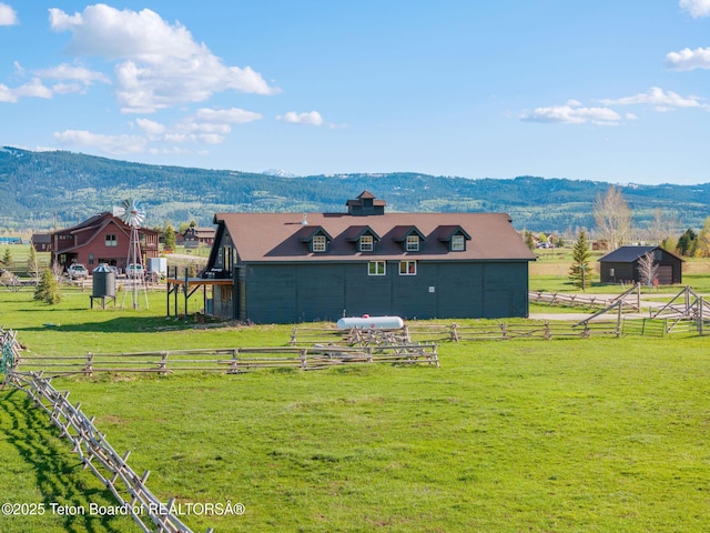 6827 S 1750 W, Victor, ID 83455 - view of mountain backdrop featuring rural landscape and agricultural land