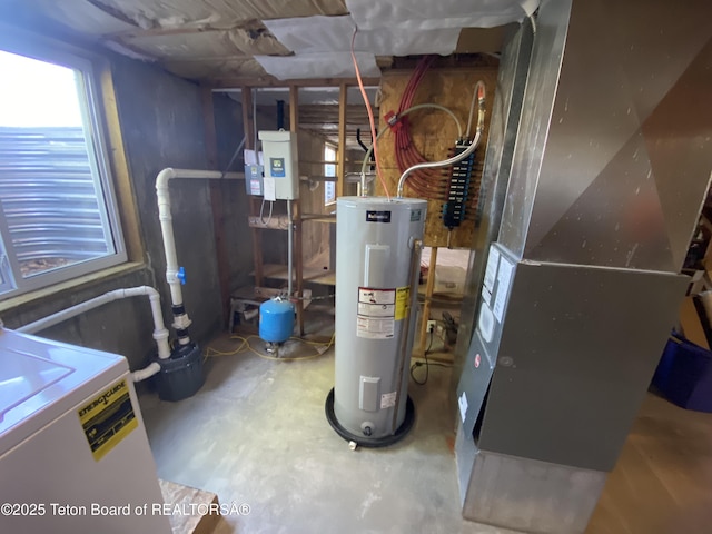 522 El Clark Ln, Smoot, WY 83126 - utilities with electric water heater and heating unit