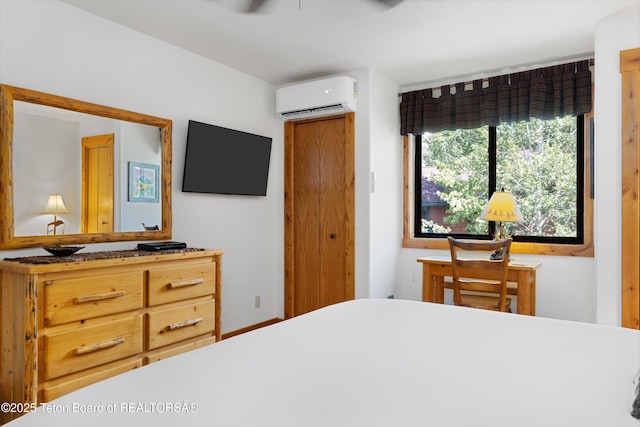 371 Snow King Loop, Jackson, WY 83001 - bedroom featuring a wall mounted AC