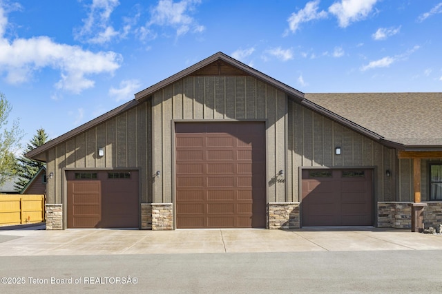 444 Riverview Dr, Alpine, WY 83128 - view of garage