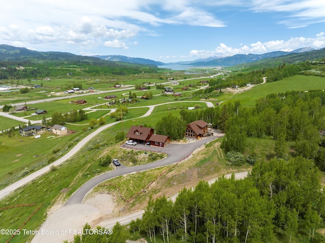57 Lynx Trl, Alpine, WY 83128 - bird's eye view of a mountainous background