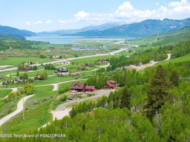 57 Lynx Trl, Alpine, WY 83128 - bird's eye view of a water and mountain view