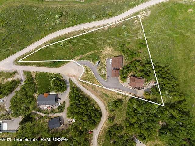 57 Lynx Trl, Alpine, WY 83128 - view of property location with property parcel outlined