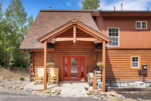 57 Lynx Trl, Alpine, WY 83128 - view of front of home with a shingled roof
