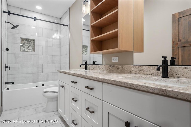 5727 Forest Ridge Rd, Victor, ID 83455 - full bath featuring double vanity and shower / bath combination