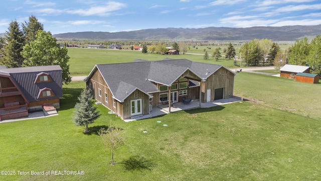 405 Vista Dr, Star Valley Ranch, WY 83127 - view from above of property featuring mountains