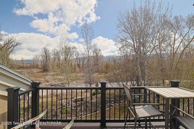 165 Cobble Creek Ln, Driggs, ID 83422 - view of deck