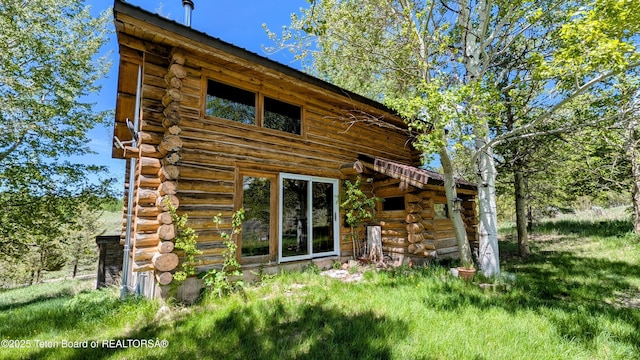 10559 Rammell Mountain Rd, Tetonia, ID 83452 - back of house featuring log siding
