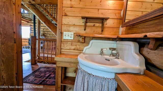 10559 Rammell Mountain Rd, Tetonia, ID 83452 - bathroom featuring wood finished floors