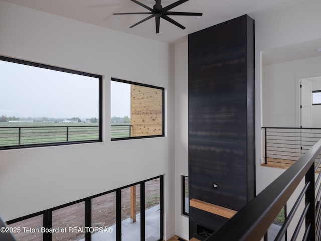 155 Sagewood Dr, Driggs, ID 83422 - hallway featuring an upstairs landing