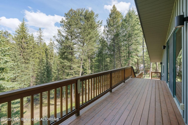 25655 Buffalo Run, Moran, WY 83013 - view of wooden deck