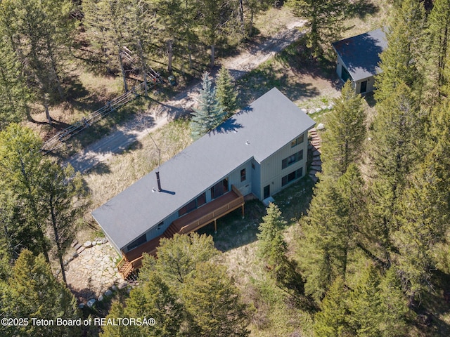 25655 Buffalo Run, Moran, WY 83013 - view from above of property