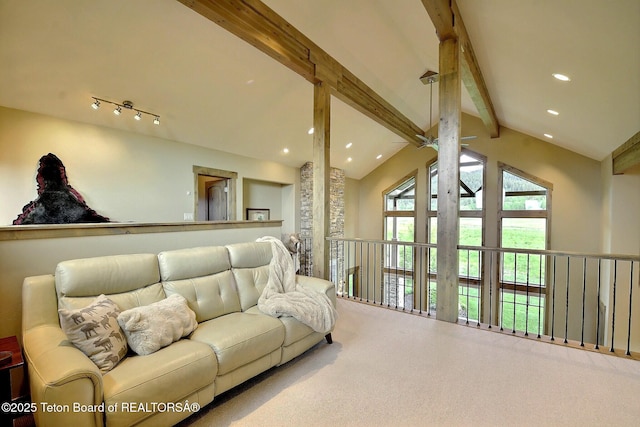 1795 Fumarole Dr, Victor, ID 83455 - carpeted living room featuring recessed lighting