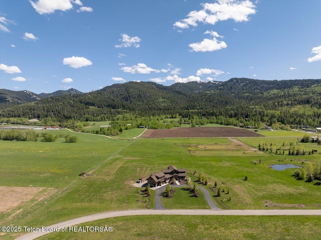 1795 Fumarole Dr, Victor, ID 83455 - bird's eye view of a forest and a mountainous background