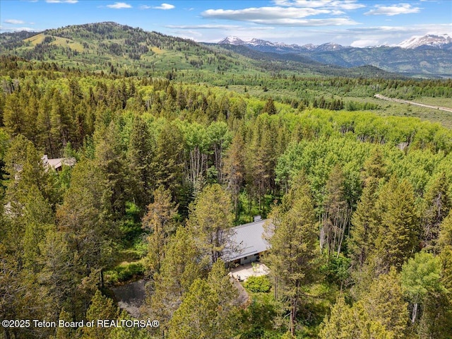2825 S Sparrow Hawk Rd, Wilson, WY 83014 - aerial view of mountains