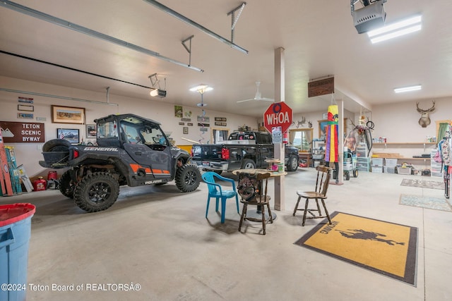 1516 Fischer Ln, Tetonia, ID 83452 - garage featuring a garage door opener