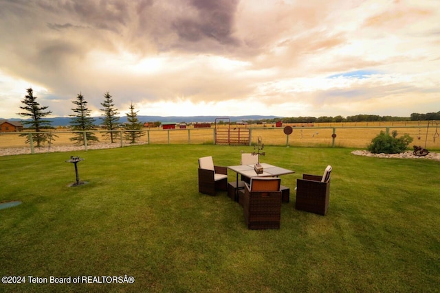 1516 Fischer Ln, Tetonia, ID 83452 - view of yard with a rural view