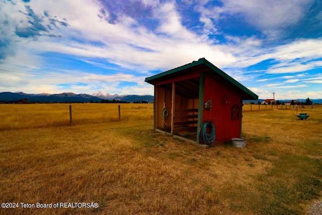 1516 Fischer Ln, Tetonia, ID 83452 - view of outdoor structure with a mountain view