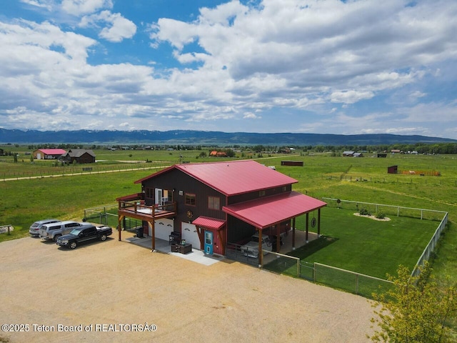 1516 Fischer Ln, Tetonia, ID 83452 - view of rural area with a mountainous background and a pastoral area