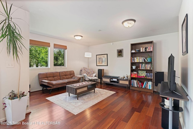 7552 Mountain Laurel Dr Unit D-3, Victor, ID 83455 - living area with wood finished floors