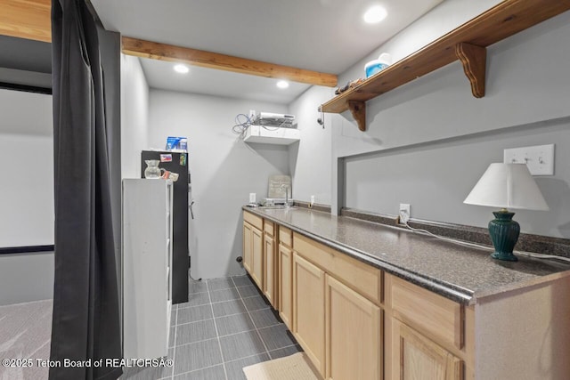 205 Betsy Ct, Bedford, WY 83112 - laundry room featuring recessed lighting, a sink, and tile patterned floors
