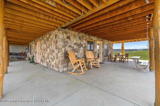 62 Skyline Dr, Bondurant, WY 82922 - view of patio