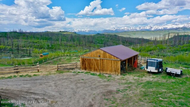 62 Skyline Dr, Bondurant, WY 82922 - view of outbuilding with a view of rural / pastoral area and an exterior structure