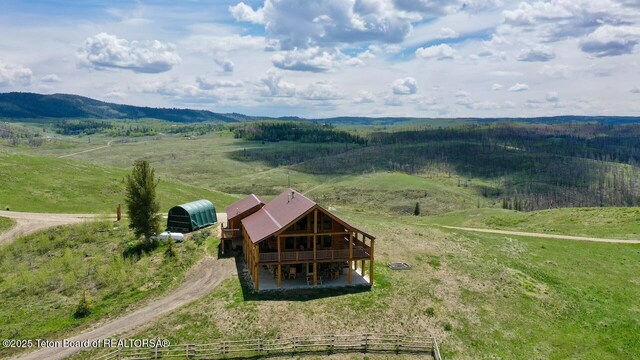 62 Skyline Dr, Bondurant, WY 82922 - view of rural area