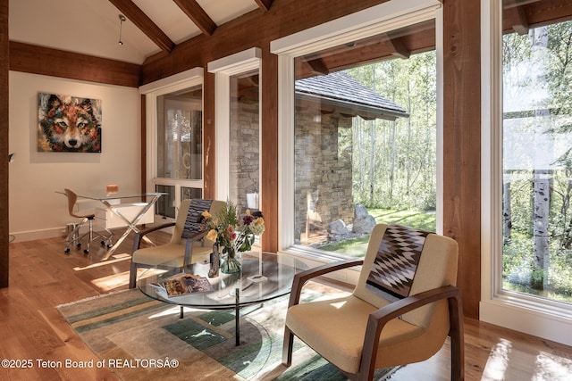 2540 Trader Rd, Jackson, WY 83001 - view of sunroom / solarium