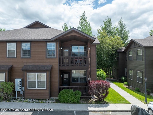 715 Moraine Ct Unit 36, Driggs, ID 83422 - multi unit property with roof with shingles and a balcony