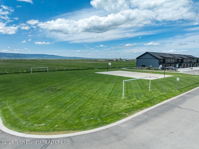 715 Moraine Ct Unit 36, Driggs, ID 83422 - view of yard featuring an area for sports and a mountain view