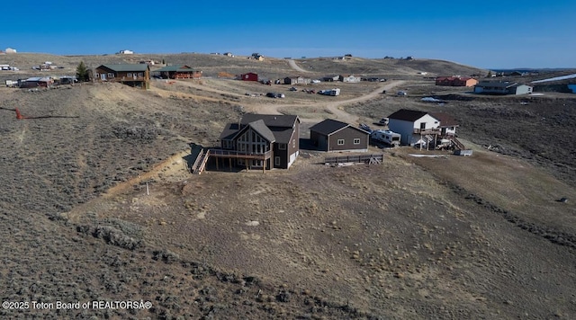 21 Hawk Path, Boulder, WY 82923 - aerial view of property's location featuring rural landscape