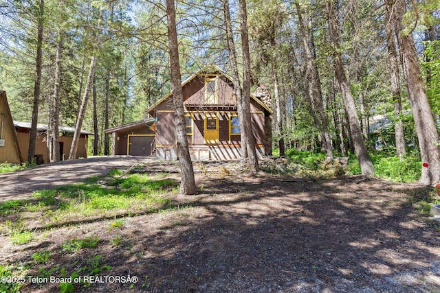 739 Pinecrest, Alpine, WY 83128 - view of front of property with driveway
