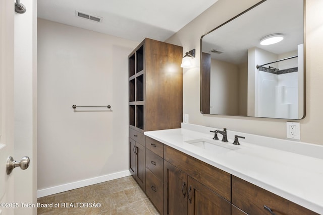 560 Appaloosa Trl, Driggs, ID 83422 - bathroom featuring vanity and baseboards