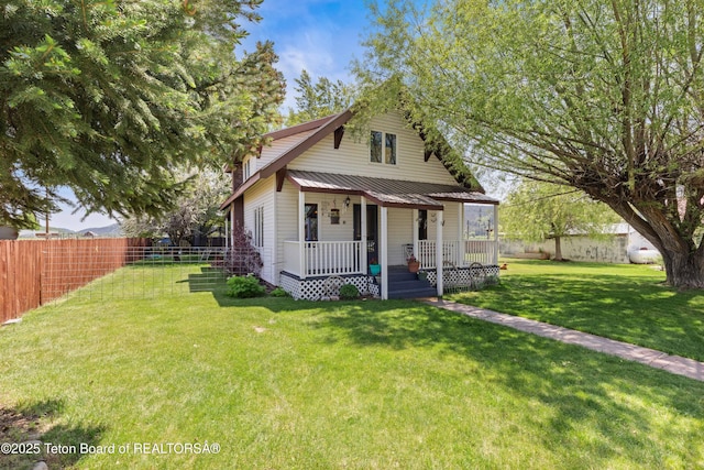 105 Heap Dr, Thayne, WY 83127 - view of front of home featuring a porch