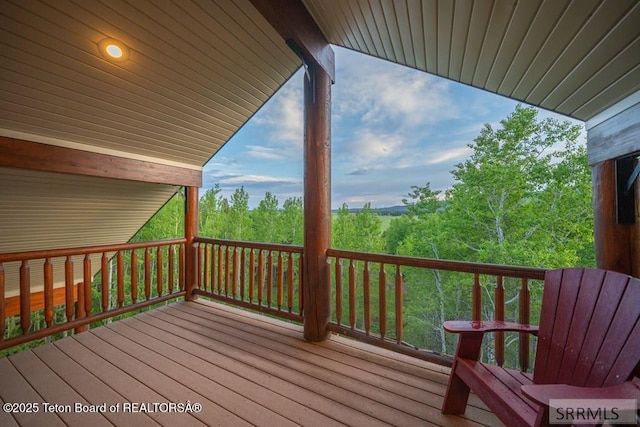 4770 Deer Dr, Island Park, ID 83429 - view of wooden terrace