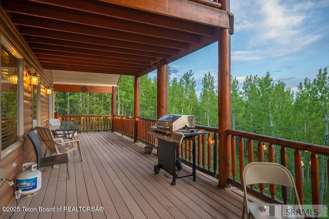 4770 Deer Dr, Island Park, ID 83429 - deck with grilling area