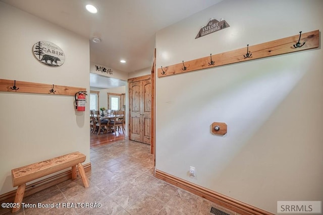 4770 Deer Dr, Island Park, ID 83429 - mudroom featuring recessed lighting and baseboards