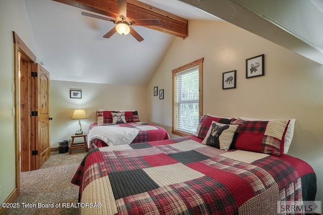 4770 Deer Dr, Island Park, ID 83429 - carpeted bedroom with a ceiling fan