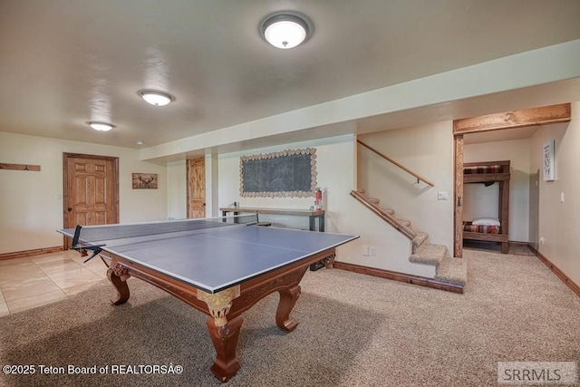 4770 Deer Dr, Island Park, ID 83429 - recreation room featuring carpet floors and baseboards