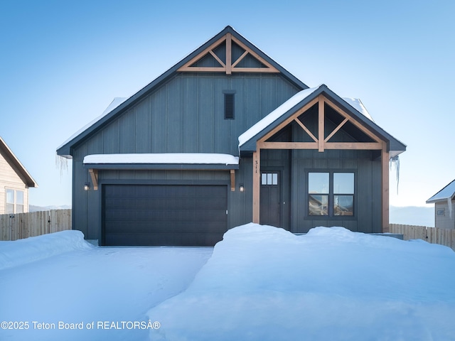 311 Bald Eagle Dr, Victor, ID 83455 - view of front of home featuring a garage