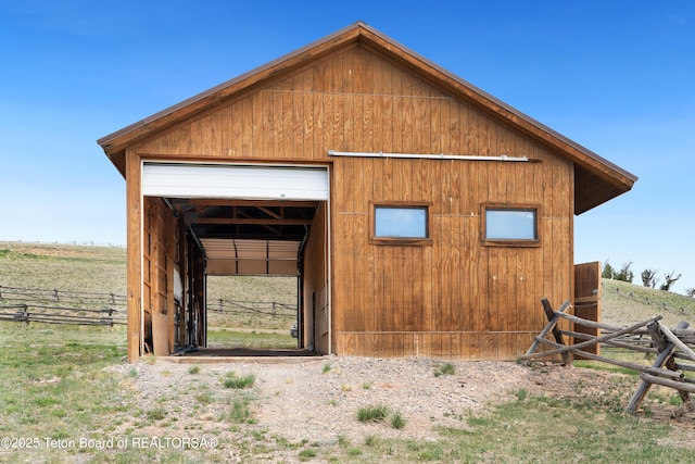 196 Soda Springs Dr, Dubois, WY 82513 - view of outdoor structure with an exterior structure and a rural view