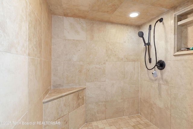 1255 Lost Crk, Thayne, WY 83127 - bathroom with a tile shower